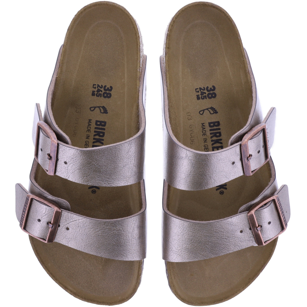 Birkenstock | Arizona | Graceful Taupe | Birko-Flor | Weite: Normal | 1029470 | Damen Pantoletten