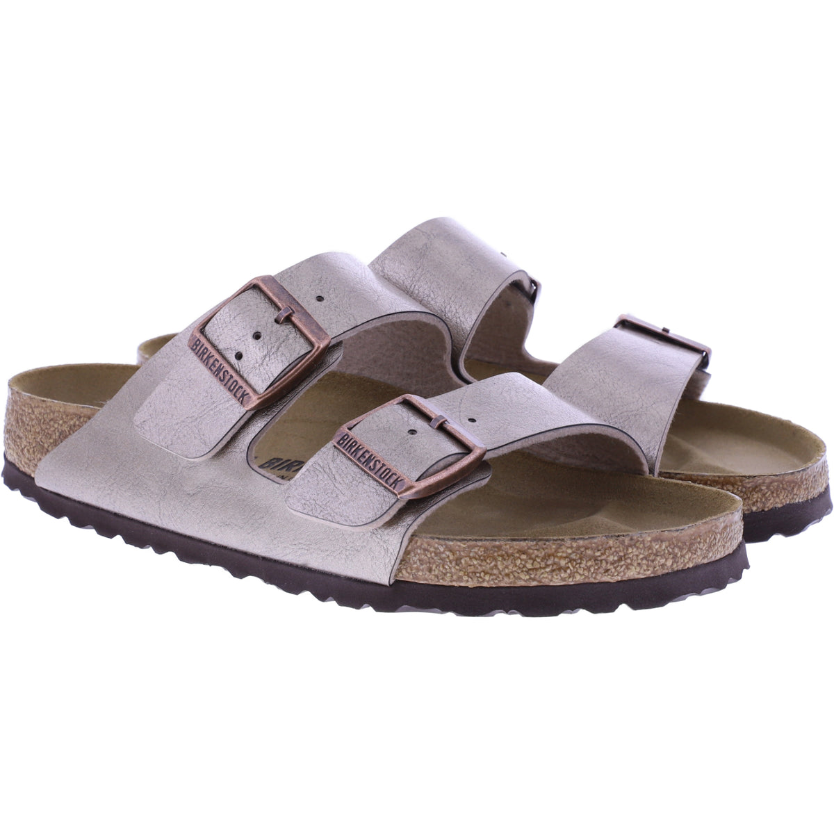 Birkenstock | Arizona | Graceful Taupe | Birko-Flor | Weite: Normal | 1029470 | Damen Pantoletten
