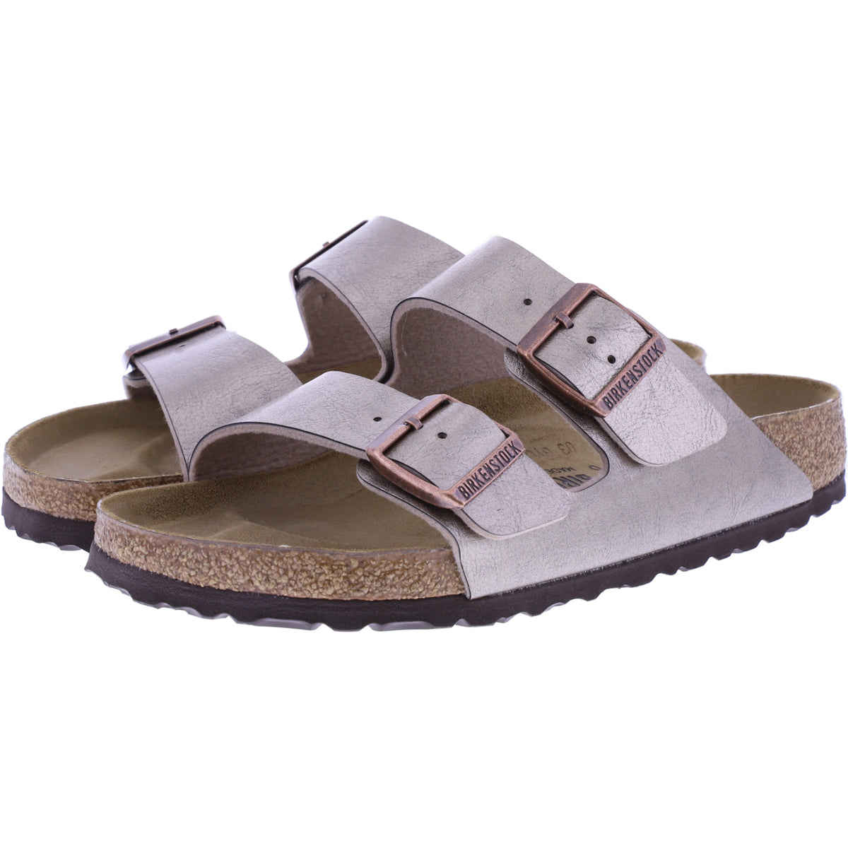 Birkenstock | Arizona | Graceful Taupe | Birko-Flor | Weite: Normal | 1029470 | Damen Pantoletten
