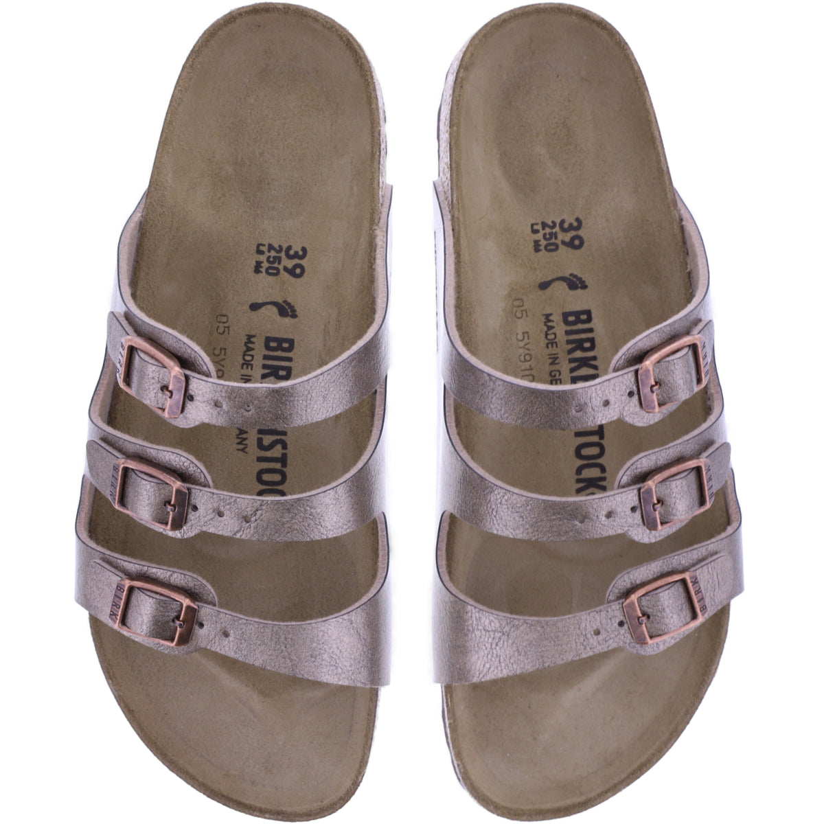 Birkenstock | Florida | Graceful Taupe | Birko-Flor | Weite: Schmal | 1030352 | Damen Pantoletten