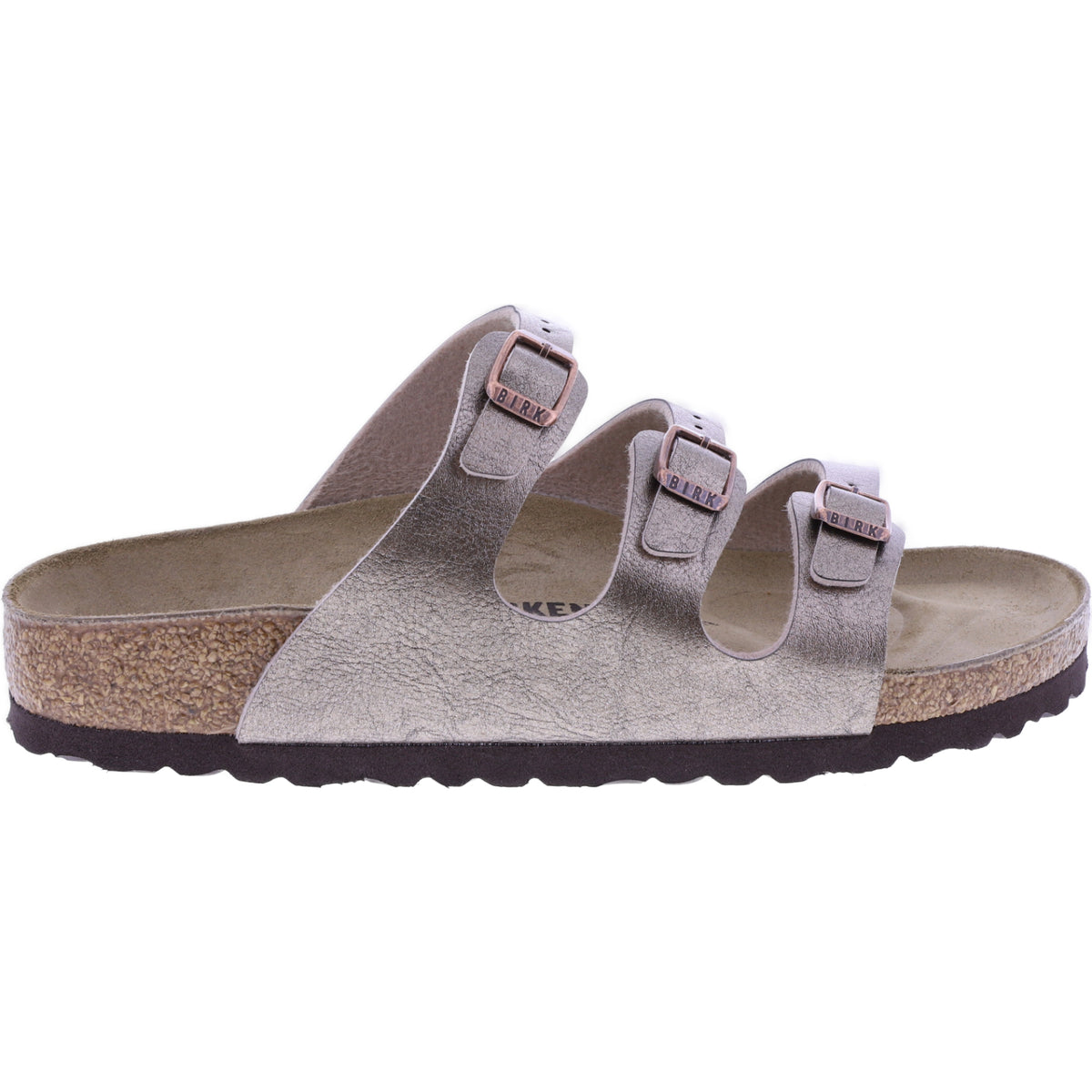 Birkenstock | Florida | Graceful Taupe | Birko-Flor | Weite: Schmal | 1030352 | Damen Pantoletten