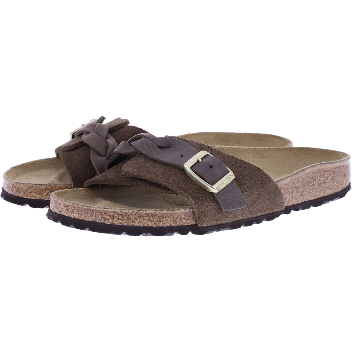 Birkenstock | Oita Braided | Carafe-Braun Velours | Leder | Weite: Schmal | 1031734 | Damen