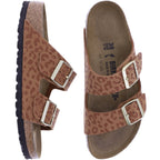 Birkenstock | Arizona | Leo Pecan-Braun | Synthetik | Weite: Schmal | 1031926 | Damen Pantoletten