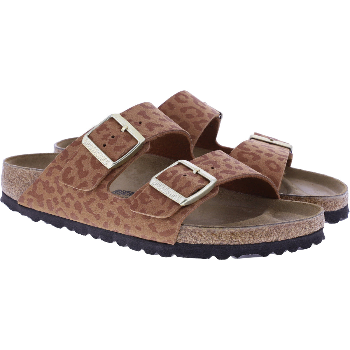 Birkenstock | Arizona | Leo Pecan-Braun | Synthetik | Weite: Schmal | 1031926 | Damen Pantoletten