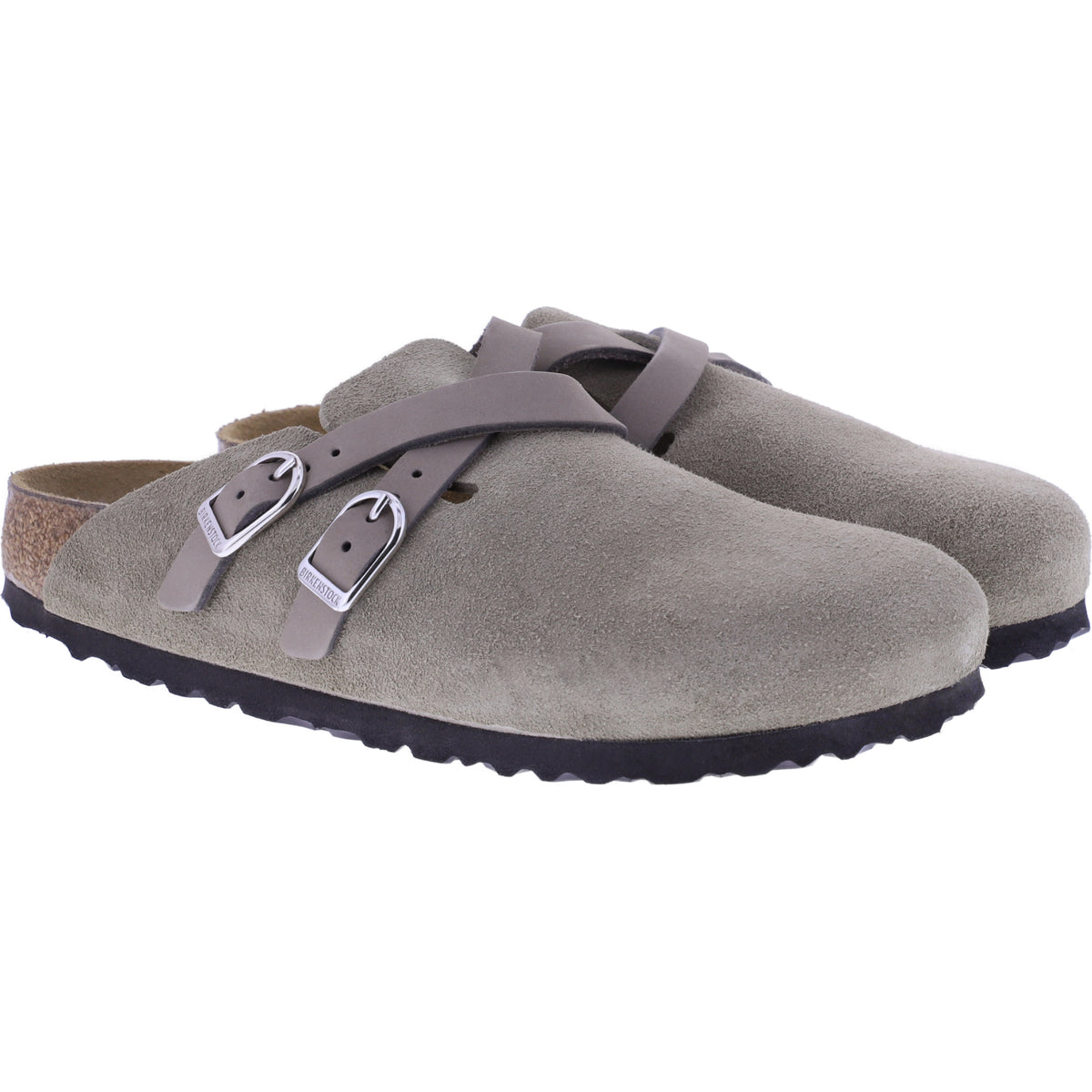 Birkenstock | Blair | Taupe Veloursleder | Weite: Schmal | 1032905 | Damen Clogs