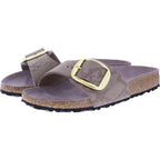 Birkenstock | Madrid Big Buckle | Gray Taupe | Python-Print | Weite: Schmal | 1032935 | Damen