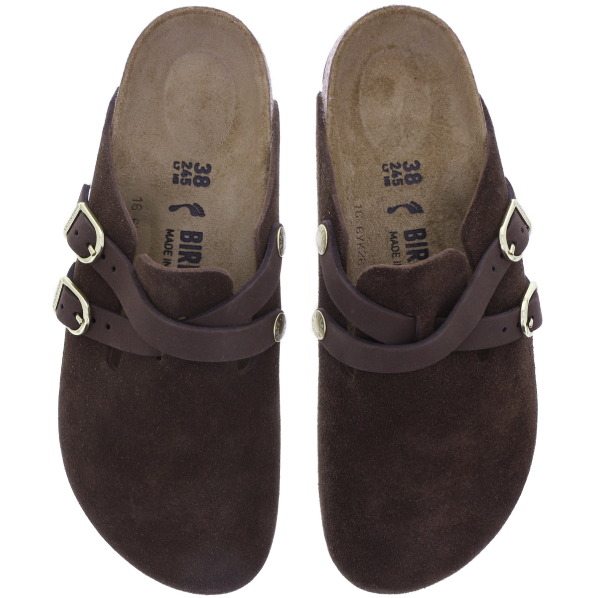 Birkenstock | Blair | Carafe-Espresso Veloursleder | Weite: Schmal | 1032983 | Damen Clogs