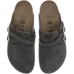 Birkenstock | Blair | Thyme-Olive Veloursleder | Weite: Schmal | 1033158 | Damen Clogs