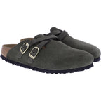 Birkenstock | Blair | Thyme-Olive Veloursleder | Weite: Schmal | 1033158 | Damen Clogs