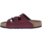 Birkenstock | Florida | Zinfandel-Weinrot | Nubukleder | Weite: Schmal | 1033172 | Damen Pantoletten