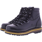 Hanwag / Modell: Grünten / Schwarz Leder / Halbhohe zwiegenähter Herren Stiefelette