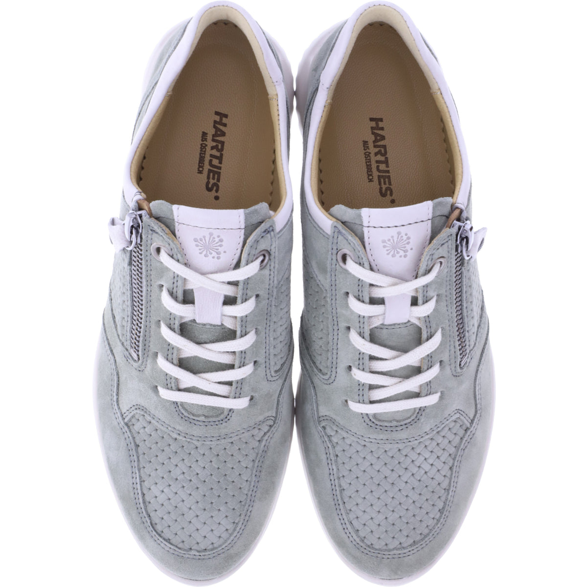 Hartjes / Modell: Breeze I / Khaki/Taupe Leder / Weite: G / 113362-7031 / Damen Sneakers