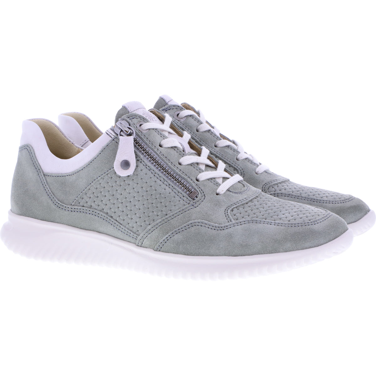 Hartjes / Modell: Breeze I / Khaki/Taupe Leder / Weite: G / 113362-7031 / Damen Sneakers