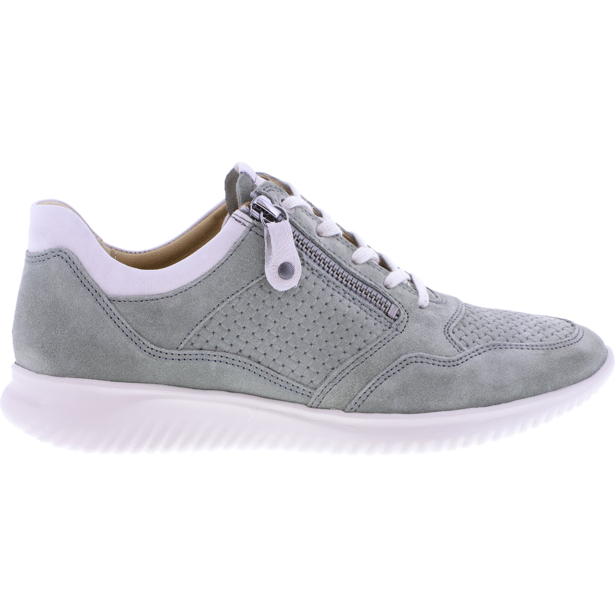 Hartjes / Modell: Breeze I / Khaki/Taupe Leder / Weite: G / 113362-7031 / Damen Sneakers