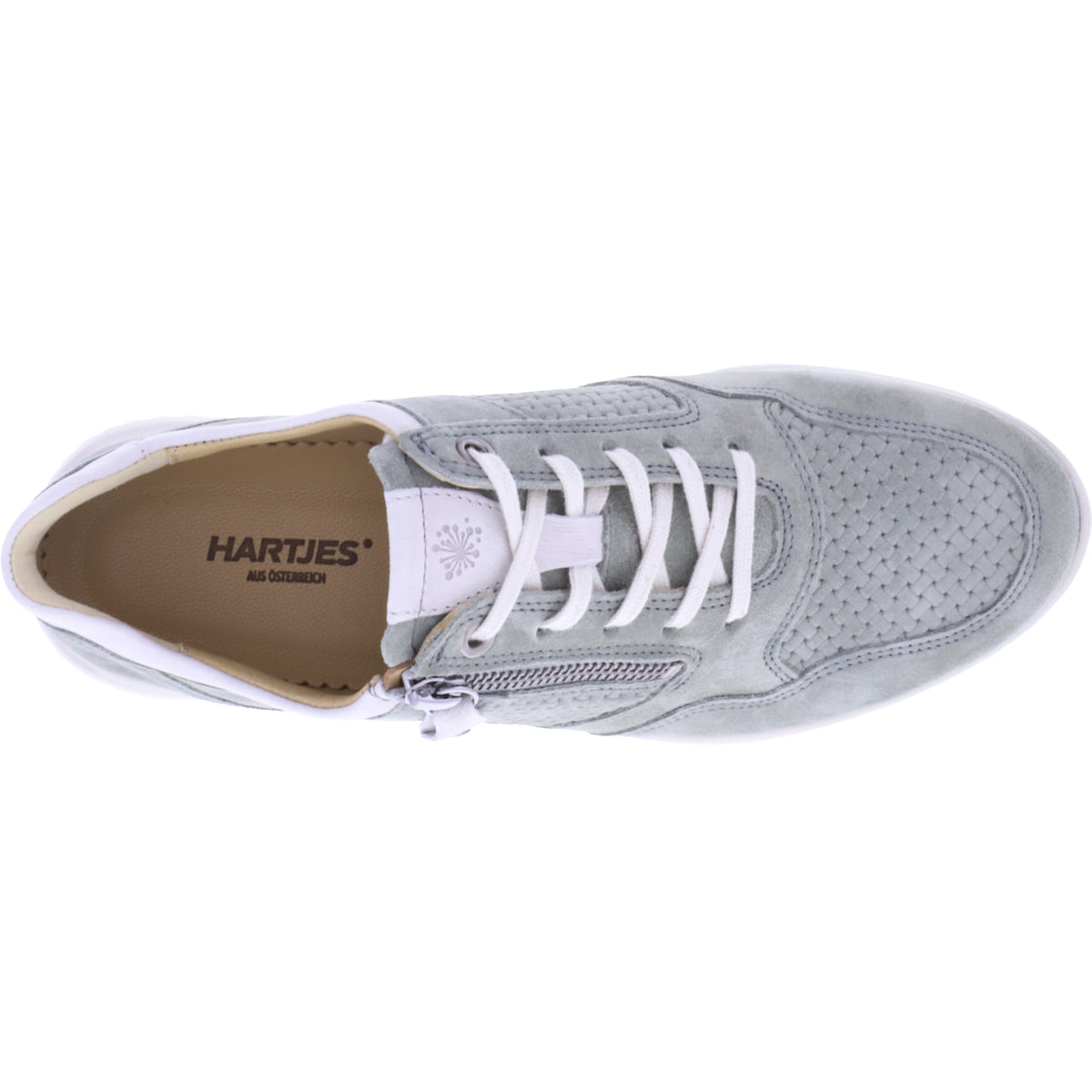 Hartjes / Modell: Breeze I / Khaki/Taupe Leder / Weite: G / 113362-7031 / Damen Sneakers