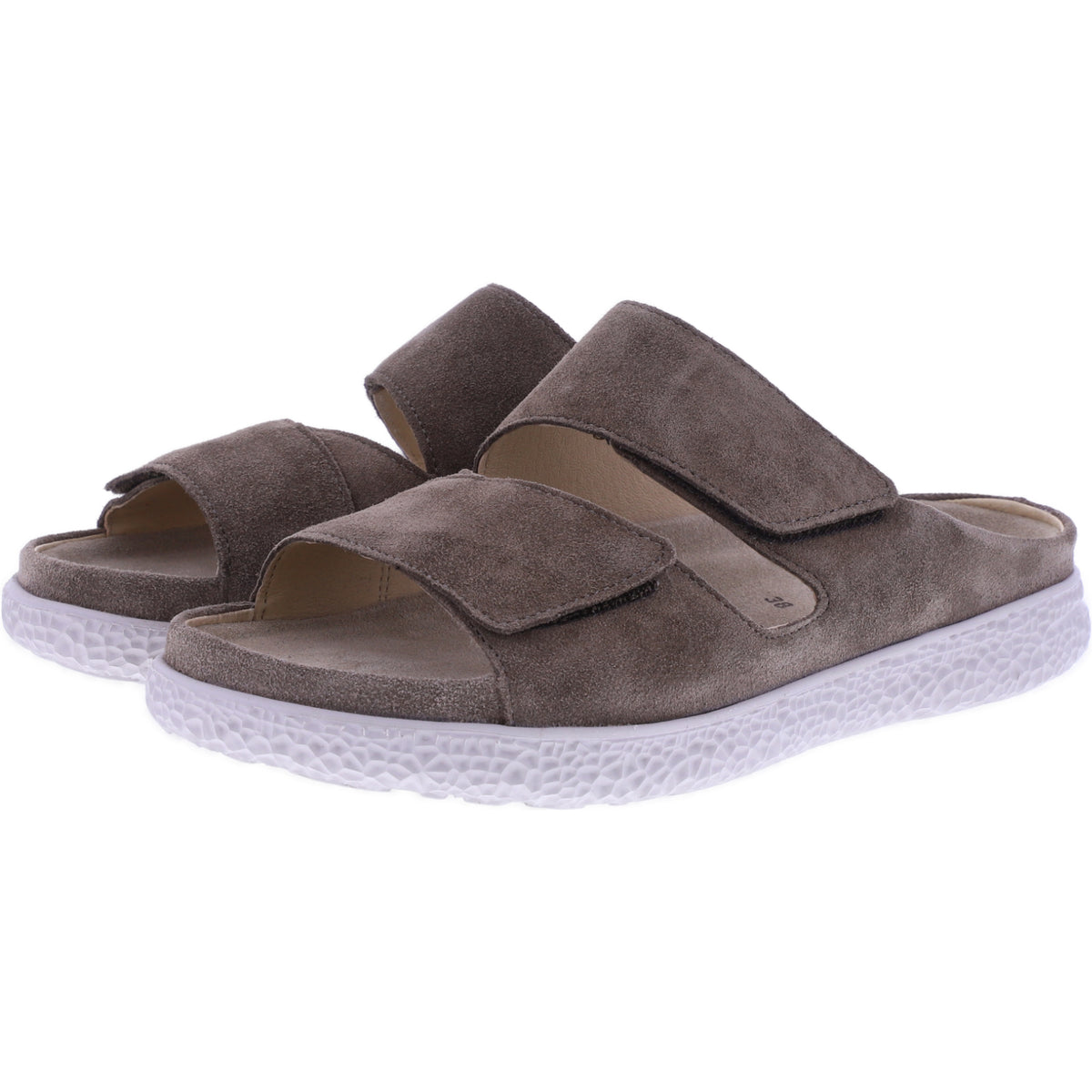 Hartjes | Groove | Stone-Grau | Leder | Weite: H | 1221220-4100 | Damen Pantoletten
