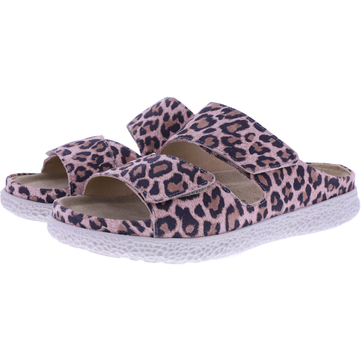 Hartjes | Groove | Leo-Altrosa | Leder | Weite: H | 1221220-4600 | Damen Pantoletten