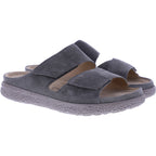Hartjes | Groove | Khaki | Veloursleder | Weite: H | 1221220-7000 | Damen Pantoletten