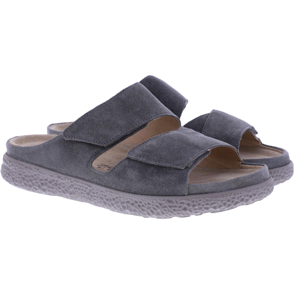 Hartjes | Groove | Khaki | Veloursleder | Weite: H | 1221220-7000 | Damen Pantoletten