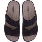 Hartjes | Groove | Dunkelbraun-Leo | Leder | Weite: H | 1221220-7700 | Damen Pantoletten