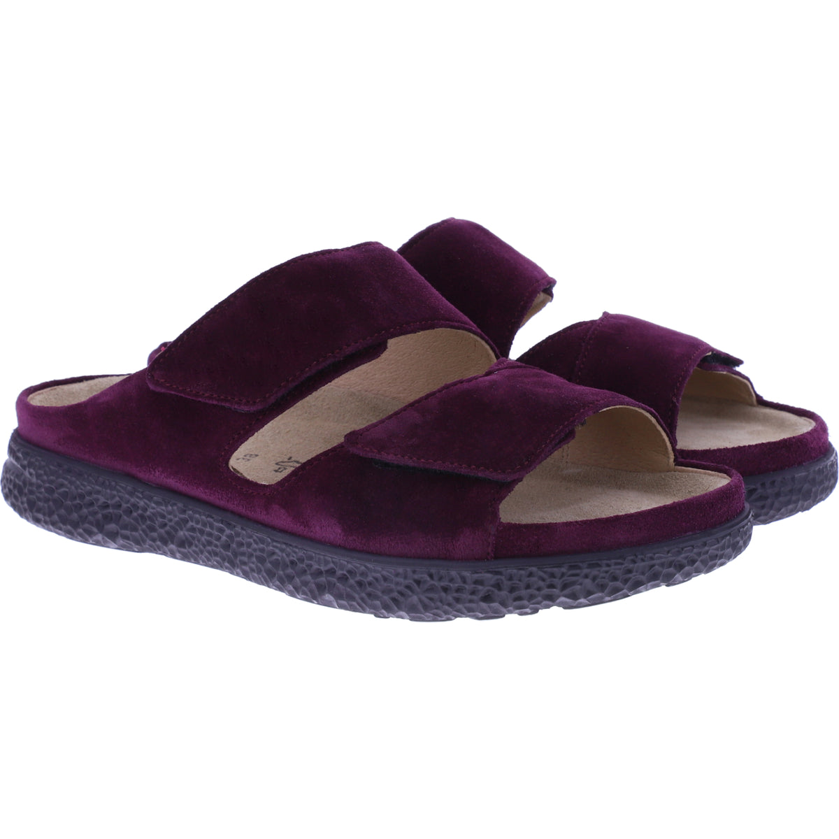 Hartjes | Groove | Aubergine | Leder | Weite: H | 1221220-39-8600 | Damen Pantoletten