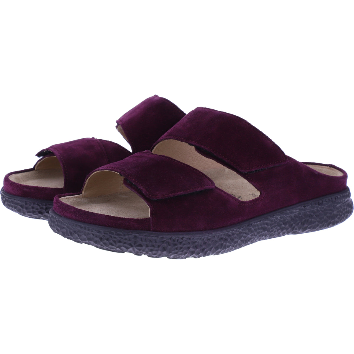 Hartjes | Groove | Aubergine | Leder | Weite: H | 1221220-39-8600 | Damen Pantoletten