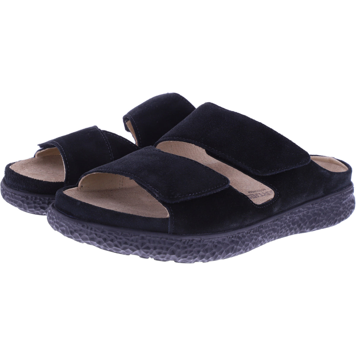 Hartjes Natural | Groove | Schwarz | Leder | Weite: H | 1221221-0100 | Damen Pantoletten