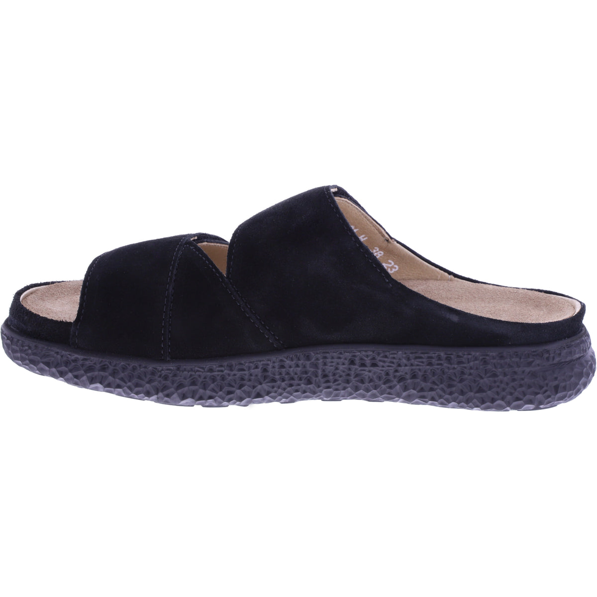 Hartjes Natural | Groove | Schwarz | Leder | Weite: H | 1221221-0100 | Damen Pantoletten