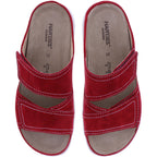 Hartjes | Groove | Rot | Veloursleder | Weite: H | 1221222-2700 | Damen Pantoletten