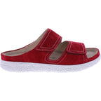 Hartjes | Groove | Rot | Veloursleder | Weite: H | 1221222-2700 | Damen Pantoletten