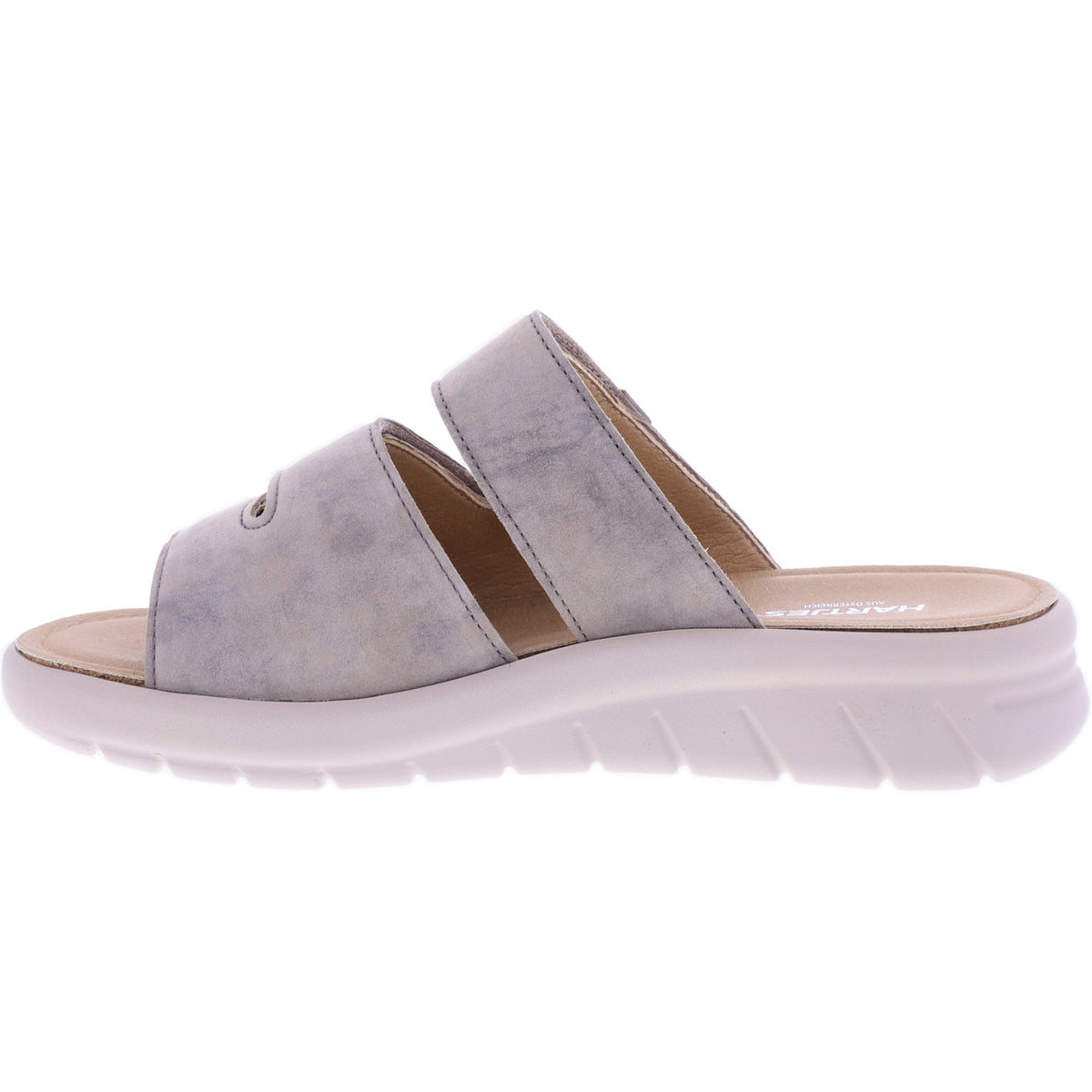 Hartjes | Calypso | Camel-Beige | Kalbsleder | Weite: K | 1221801-3400 | Damen Komfort-Pantoletten