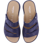 Hartjes | Calypso | Dunkelblau | Kalbsleder | Weite: K | 1221801-4700 | Damen Komfort-Pantoletten