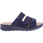 Hartjes | Calypso | Dunkelblau | Kalbsleder | Weite: K | 1221801-4700 | Damen Komfort-Pantoletten