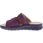 Hartjes | Calypso | Aubergine | Kalbsleder | Weite: K | 1221801-8600 | Damen Komfort-Pantoletten