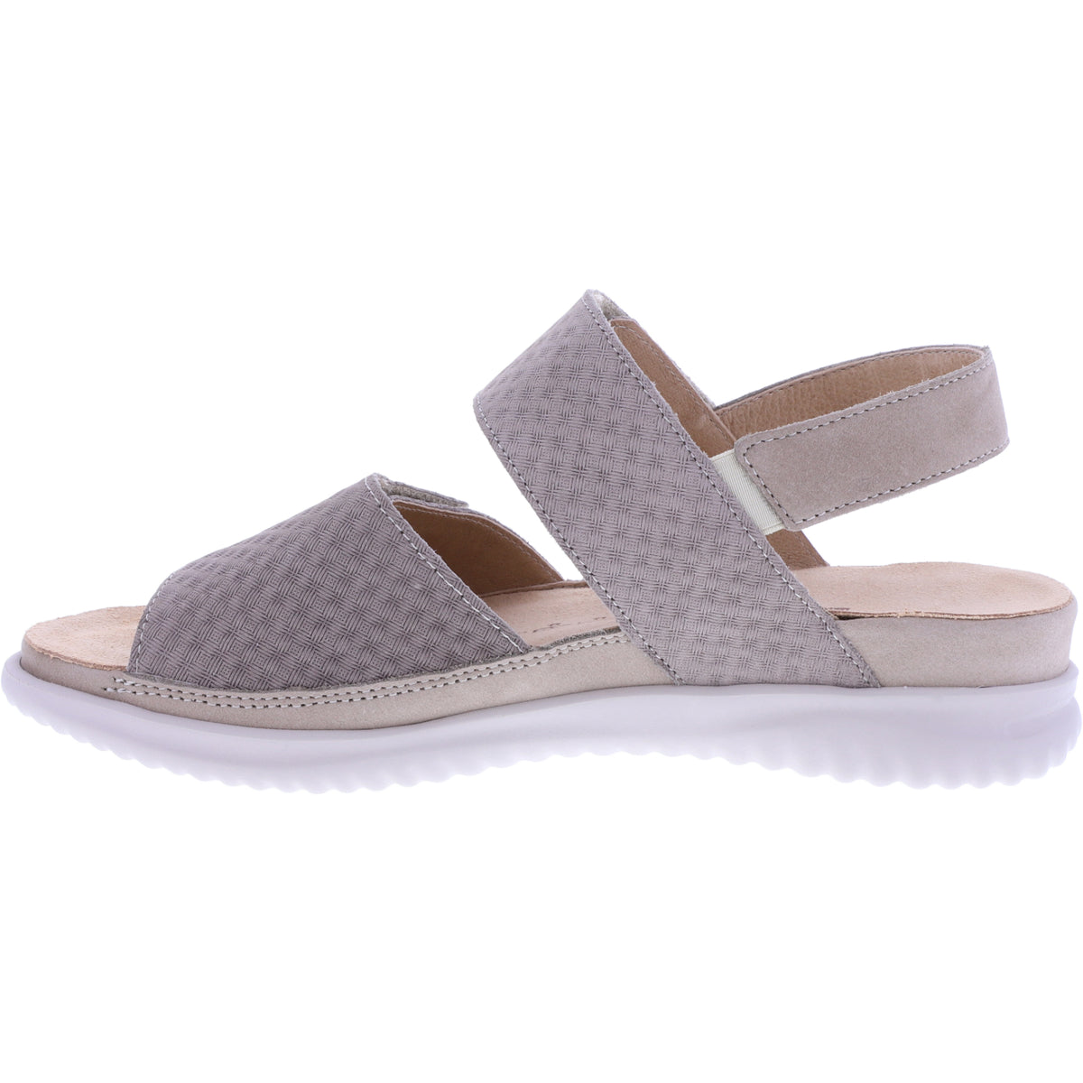 Hartjes | Breeze | Birke-Grau | geprägtes Nubukleder | Weite: G | 1321137-2626 | Damen Sandalen