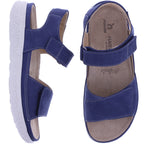 Hartjes Natural | Groove | Stahlblau | Nubukleder | Weite: H | 1321220-4800 | Damen Sandalen