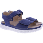 Hartjes Natural | Groove | Stahlblau | Nubukleder | Weite: H | 1321220-4800 | Damen Sandalen