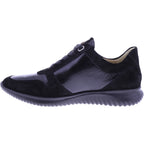 Hartjes | Breeze | Schwarz | Velours- & Lackleder | Weite: G | 1621128-0101 | Damen Sneakers