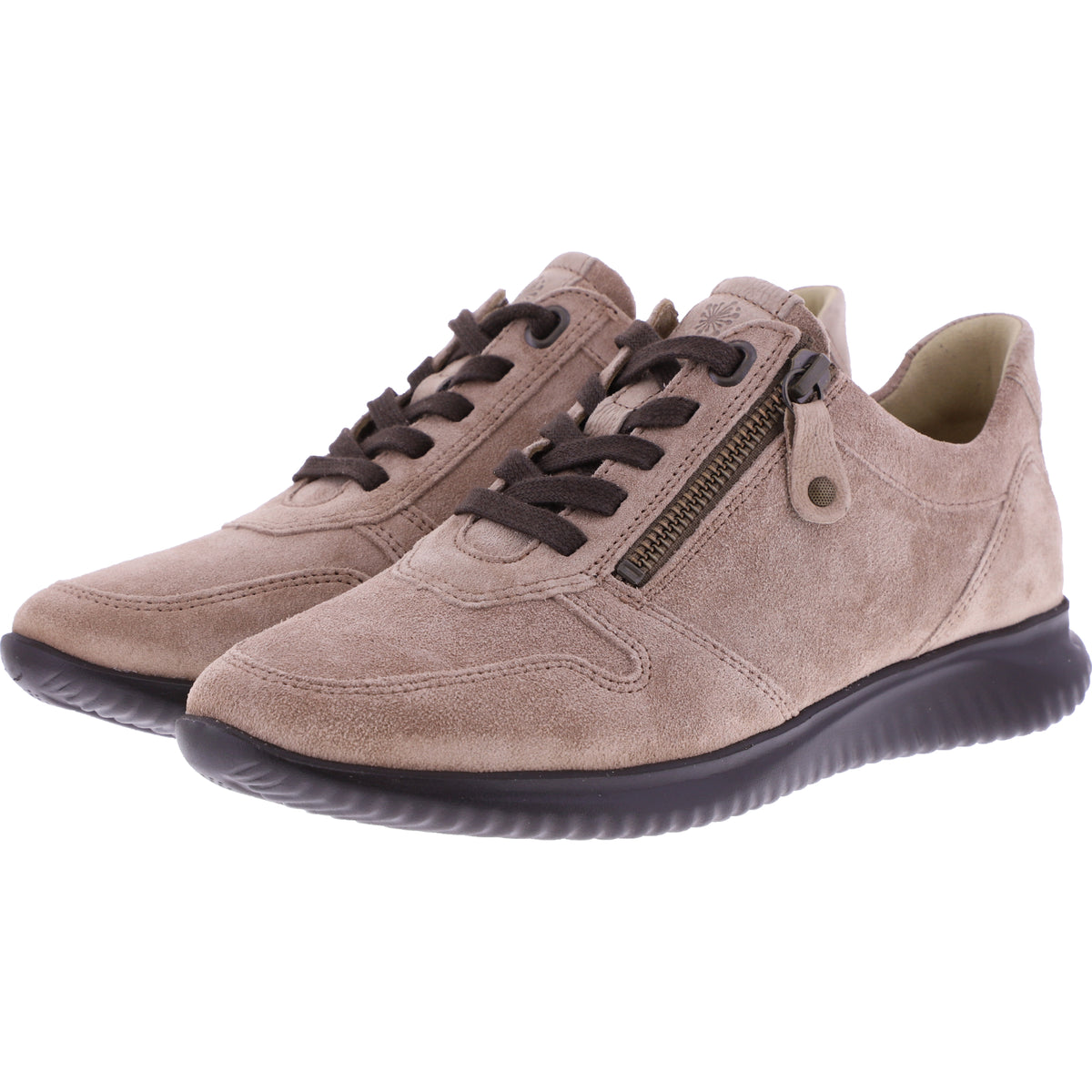 Hartjes / Modell: Breeze / Sand-Schlamm-Veloursleder / Weite: G / 1621136-0435 / Damen Sneakers