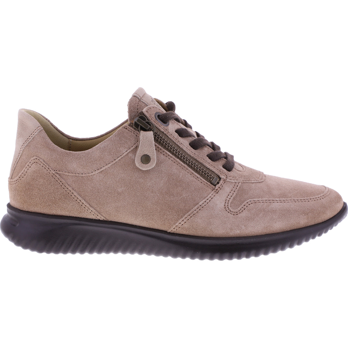 Hartjes / Modell: Breeze / Sand-Schlamm-Veloursleder / Weite: G / 1621136-0435 / Damen Sneakers