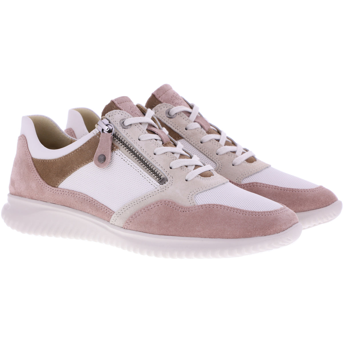 Hartjes / Modell: Breeze / Altrosa-Beige Leder / Weite: G / 1621140-4632 / Damen Sneakers