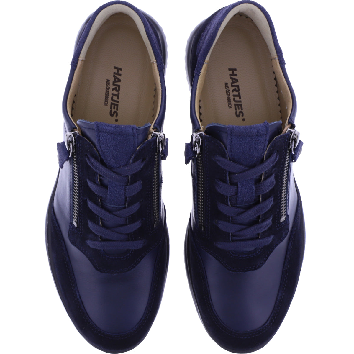 Hartjes / Modell: Breeze / Dunkelblau Leder / Weite: G / 1621141-4747 / Damen Sneakers