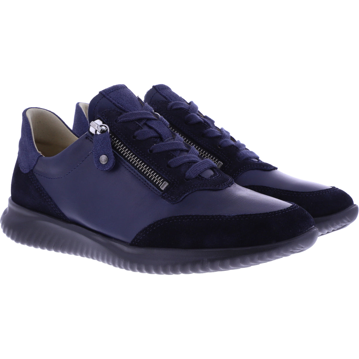 Hartjes / Modell: Breeze / Dunkelblau Leder / Weite: G / 1621141-4747 / Damen Sneakers