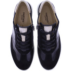 Hartjes / Modell: Breeze / Schwarz Velours-/Nappa-Leder / Weite: G / 1621143-0101 / Damen Sneakers