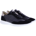 Hartjes / Modell: Breeze / Schwarz Velours-/Nappa-Leder / Weite: G / 1621143-0101 / Damen Sneakers