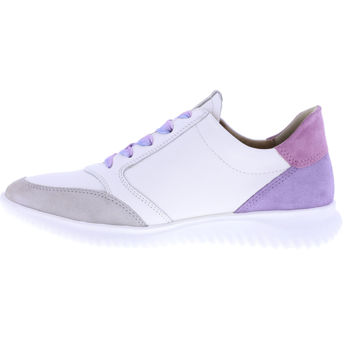 Hartjes / Modell: Breeze / Sahne-Lavendel Leder / Weite: G / 1621144-0582 / Damen Sneakers