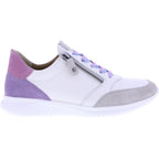 Hartjes / Modell: Breeze / Sahne-Lavendel Leder / Weite: G / 1621144-0582 / Damen Sneakers