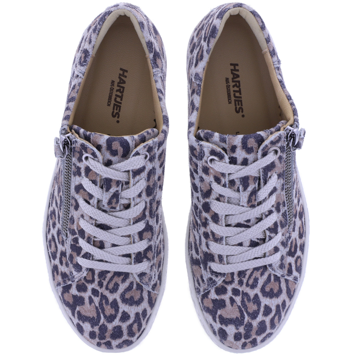 Hartjes | Phil | Leo Grau | Veloursleder | Weite: H | 1621401-1300 | Damen Sneakers