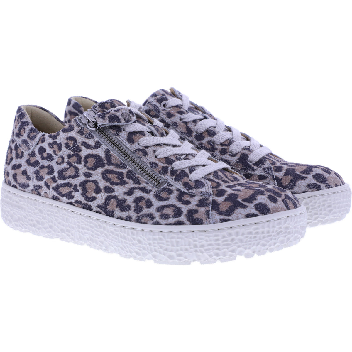 Hartjes | Phil | Leo Grau | Veloursleder | Weite: H | 1621401-1300 | Damen Sneakers