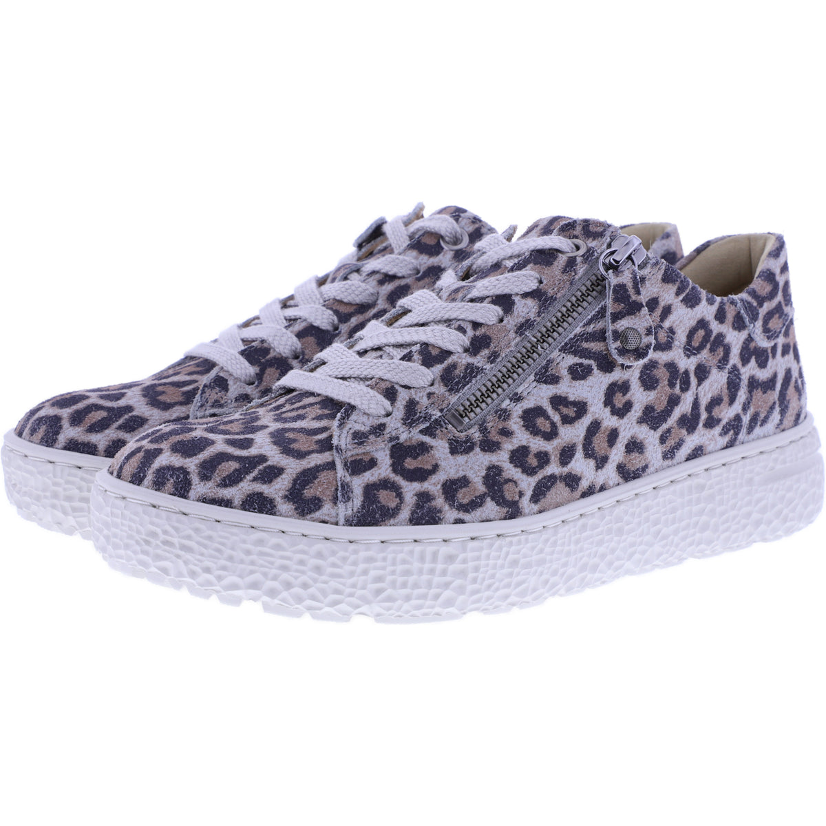 Hartjes | Phil | Leo Grau | Veloursleder | Weite: H | 1621401-1300 | Damen Sneakers